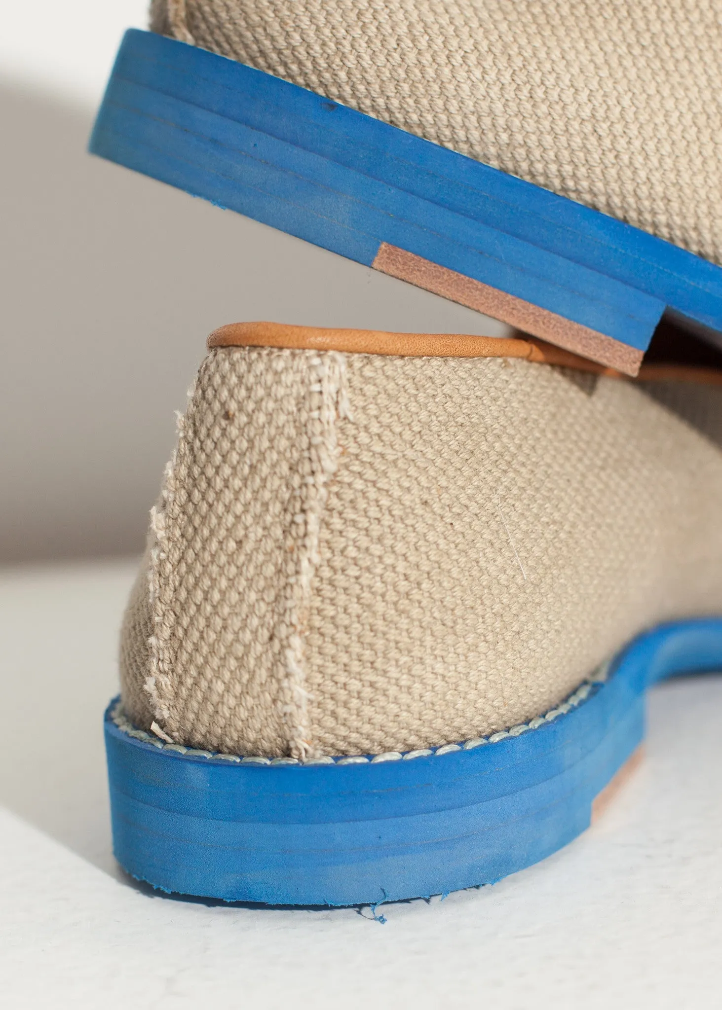 Wingtip Loafer in Blue - Fashionable Choice