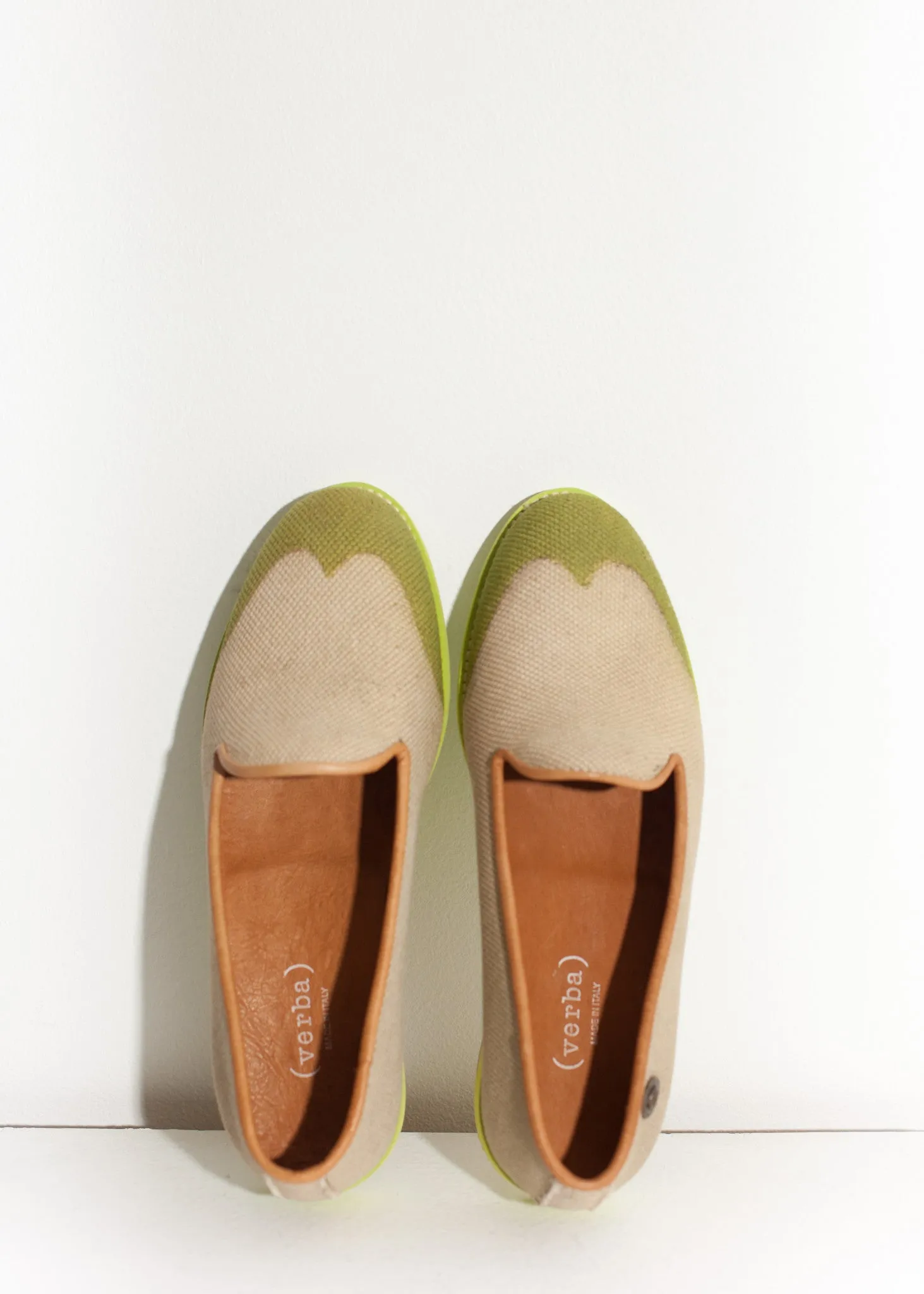 Wingtip Loafer in Lime - Less Choice